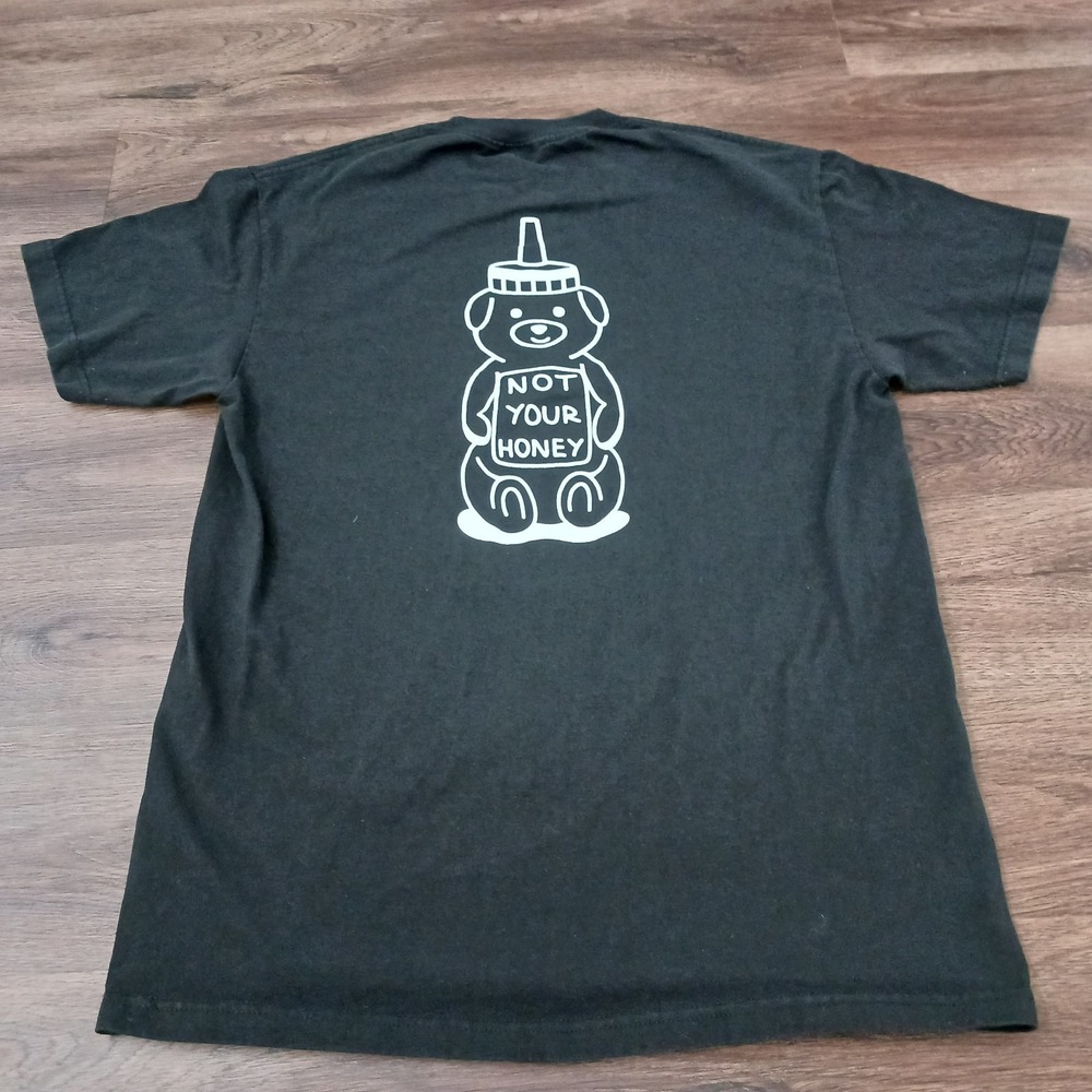 Not Your Honey Bear Night Crimes Black Shirt Size Large